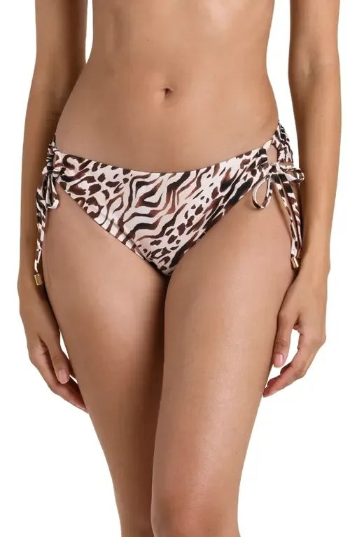Fierce Territory Adjustable Side Tie Bikini Bottoms by La Blanca