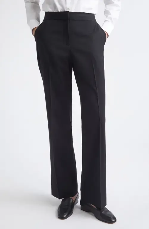 Irving Straight Leg Stretch Wool Pants by Lafayette 148 New York
