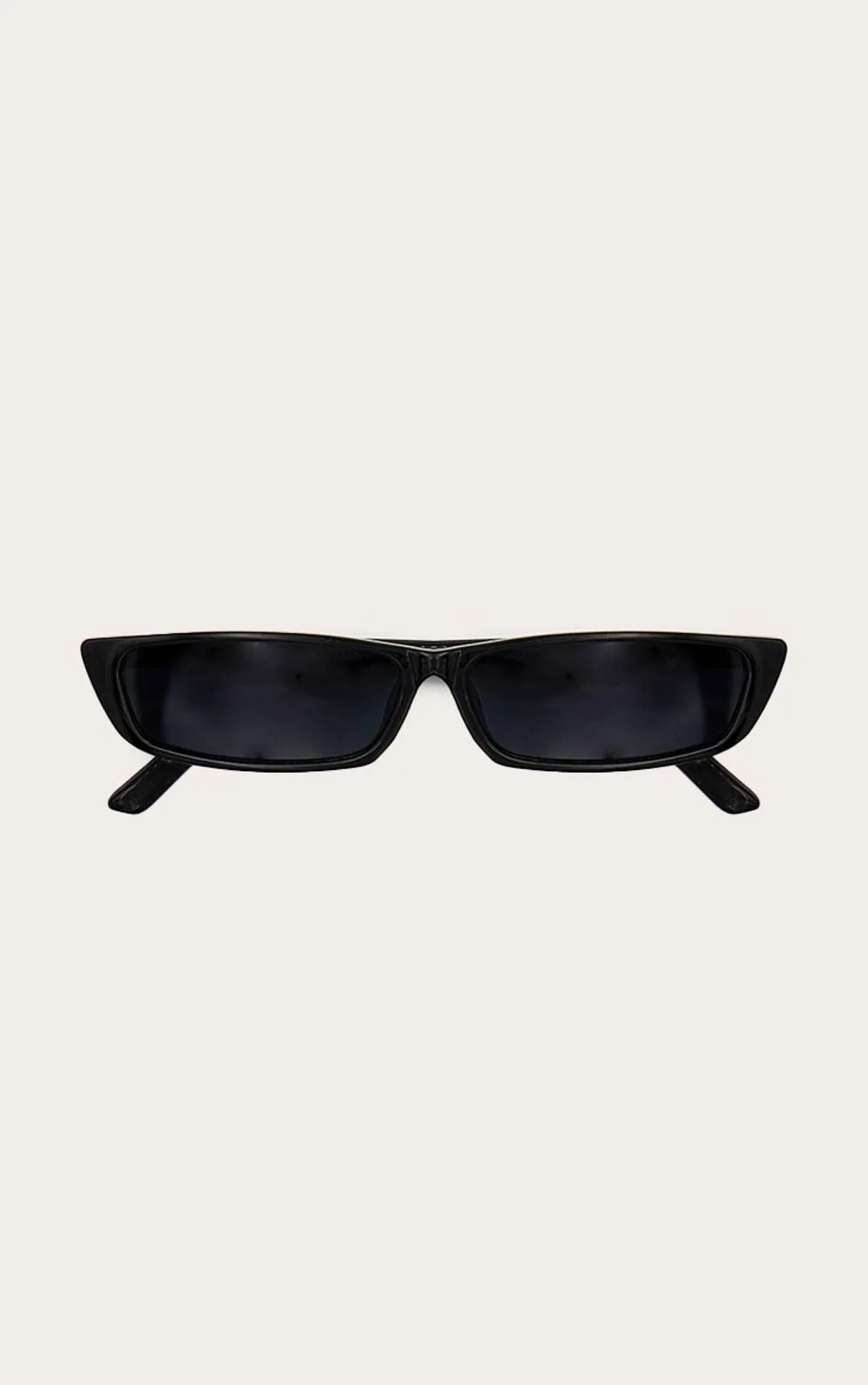 Slim Rectangular Lens Sunglasses by PrettyLittleThing