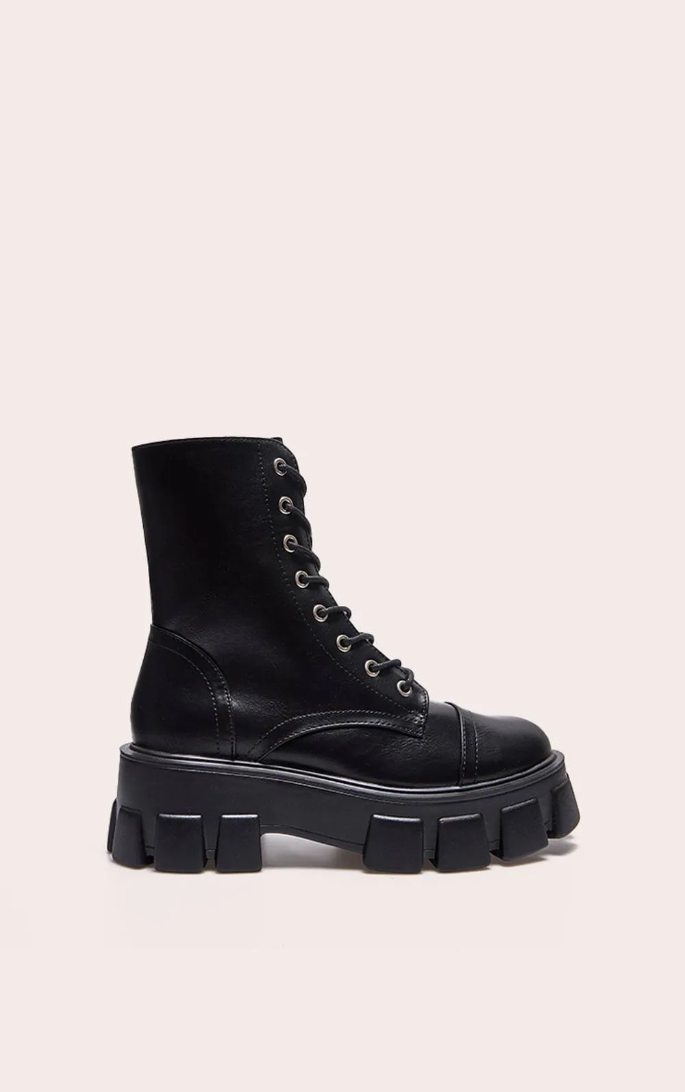 Lace Up Extreme Cleated Sole Hiker Boots