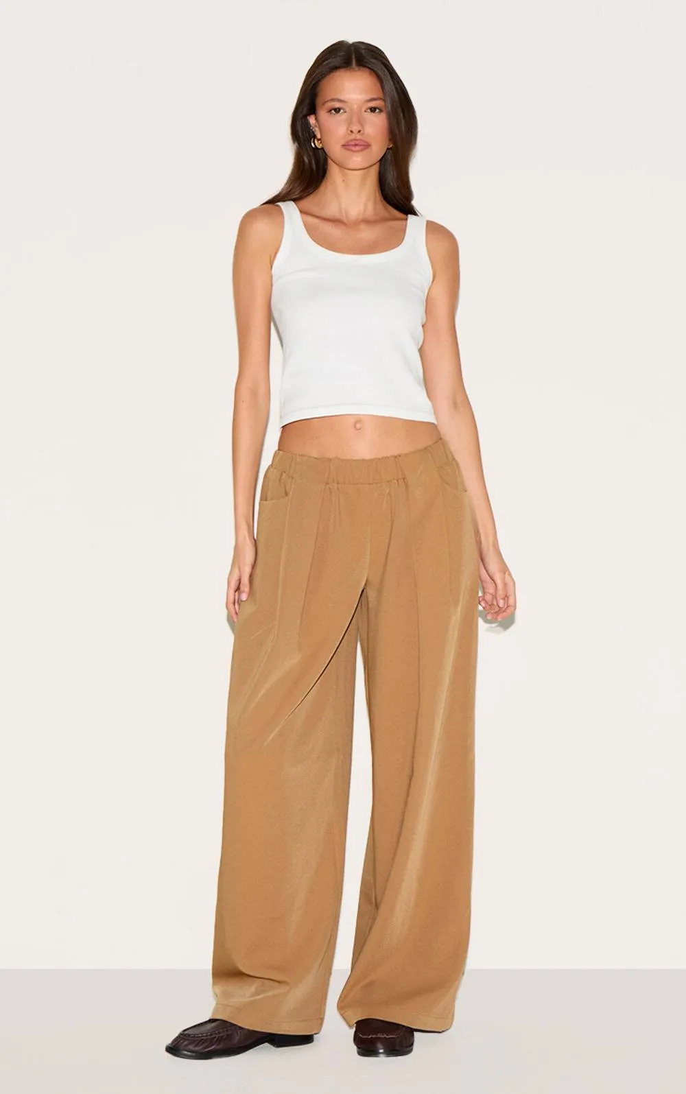 Stretch Waistband Detail Tailored Trousers by PrettyLittleThing