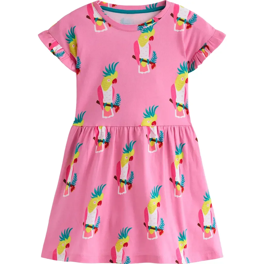 Printed Cotton Jersey T-Shirt Dress by Mini Boden