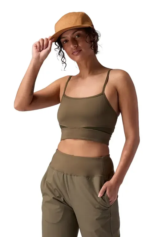 Destination Square Neck Bra Top by Backcountry
