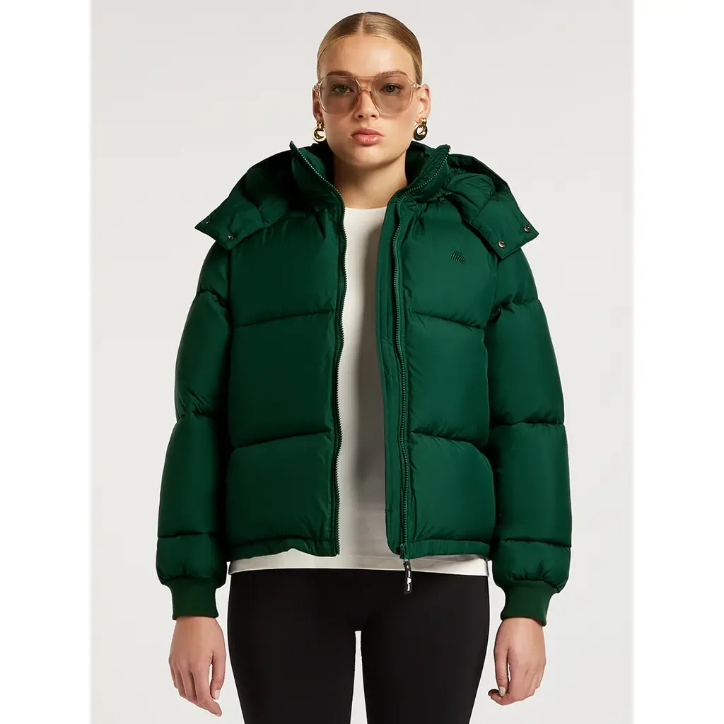 Hudson Long Sleeve Hooded Puffer Coat by 4TH ARQ