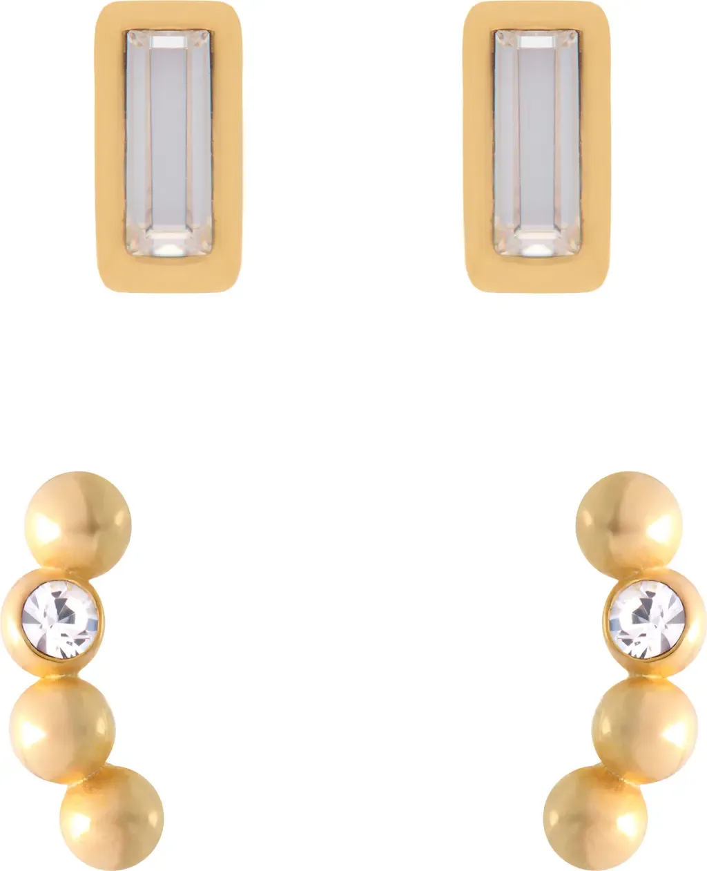 Mina Micro Set of 2 Stud Earrings by Reiss