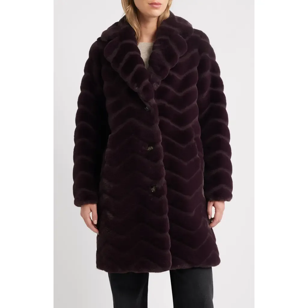Faux Fur Coat by Bernardo