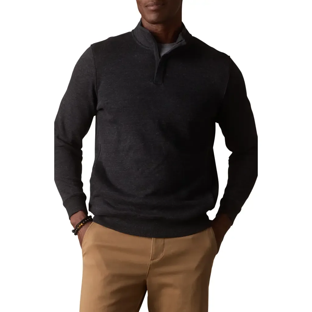 Puremeso Fleece Quarter Zip Sweater by The Normal Brand