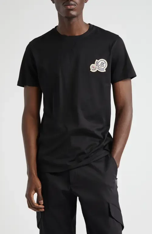 Logo Cotton T-Shirt by Moncler