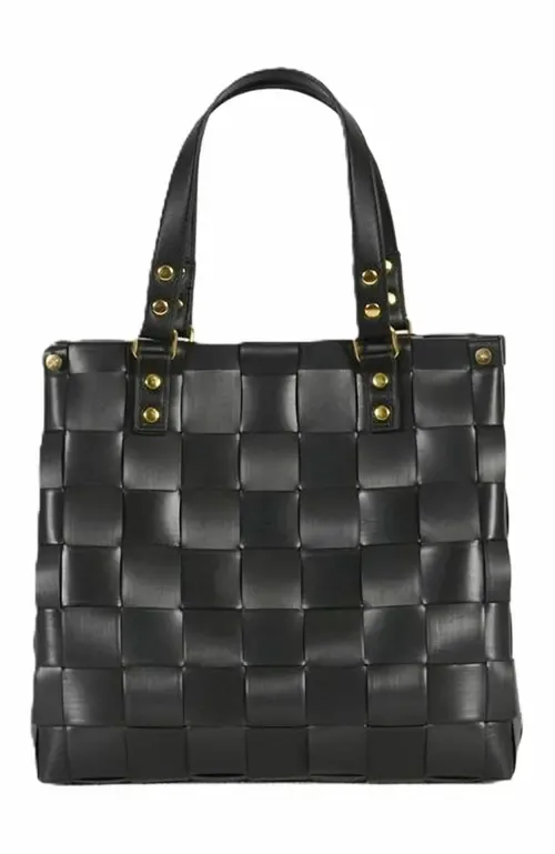 Char Recycled Plastic Handbag by Handed By