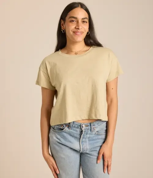 Easy Crop Tee by Known Supply