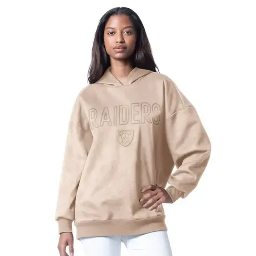 G-III 4Her by Carl Banks Las Vegas Raiders Best Hitter Oversized Tunic Pullover Hoodie by G-III 4HER BY CARL BANKS