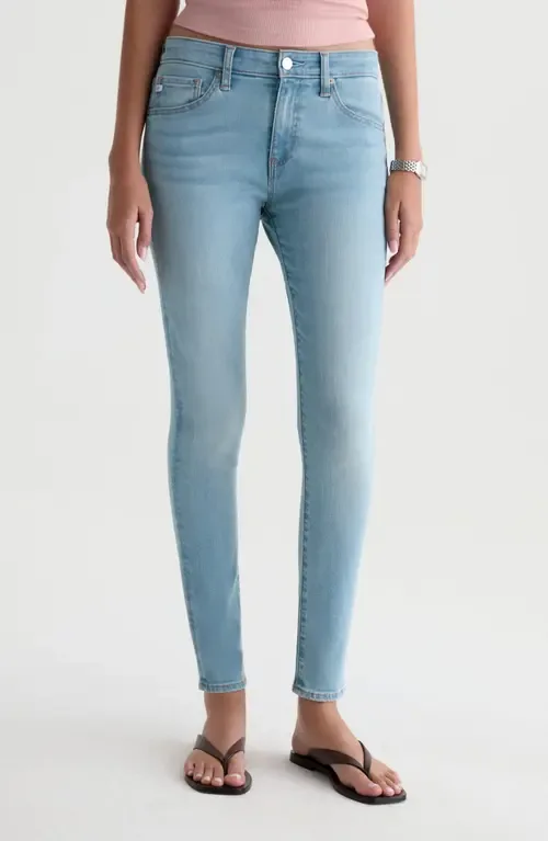 Farrah Mid Rise Ankle Skinny Jeans by AG