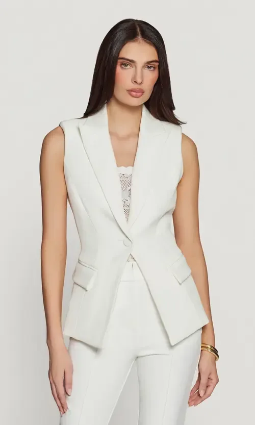 Rialto Crepe Sleeveless Blazer by Generation Love