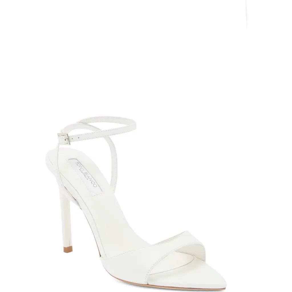 Molly Sandal in White Nappa by Tony Bianco