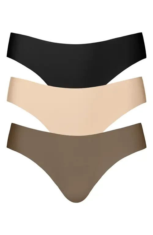 Butter Assorted 3-Pack Thongs by Commando