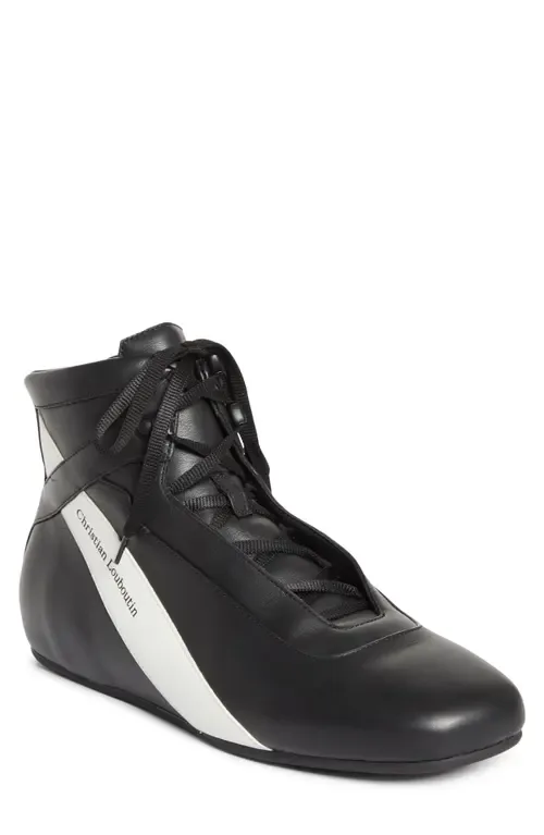 The Butterfly High Top Leather Sneaker by Christian Louboutin