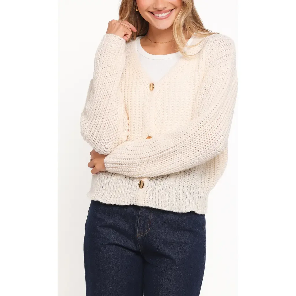 Henderson Chunky Knit Cardigan by Petal & Pup