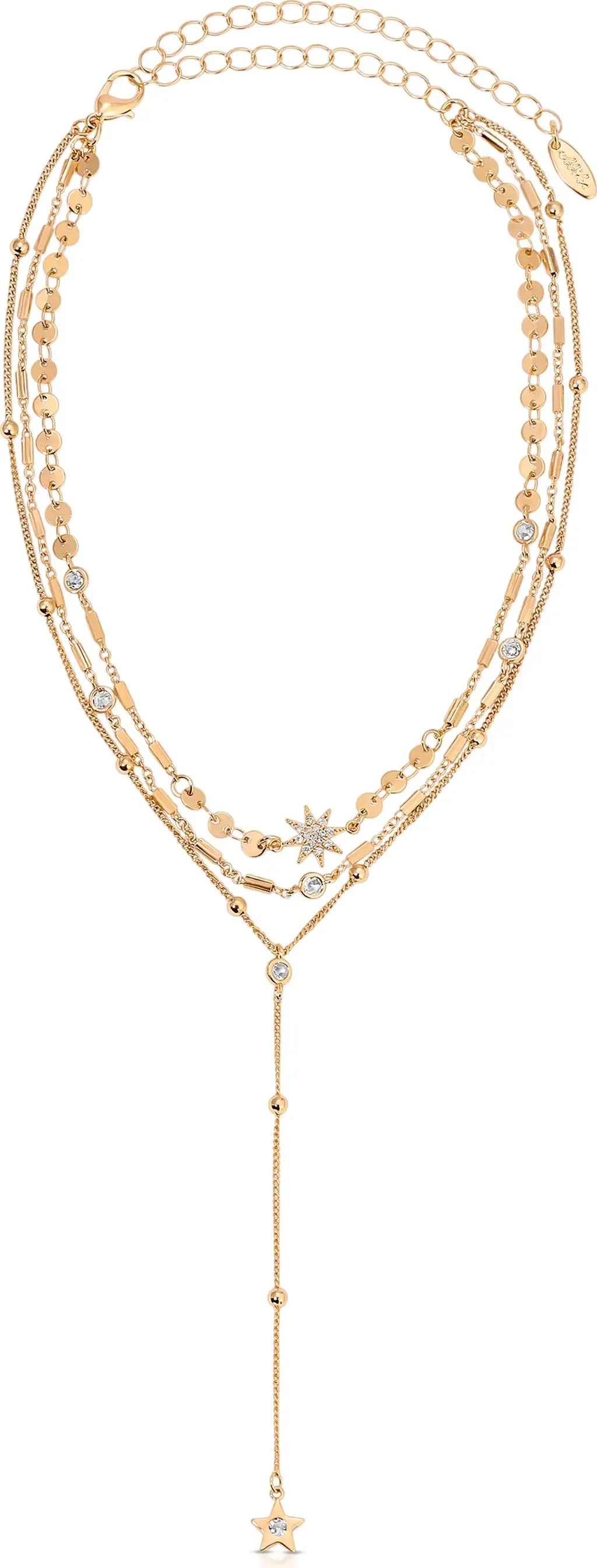 Forever Falling Multichain Necklace by Ettika