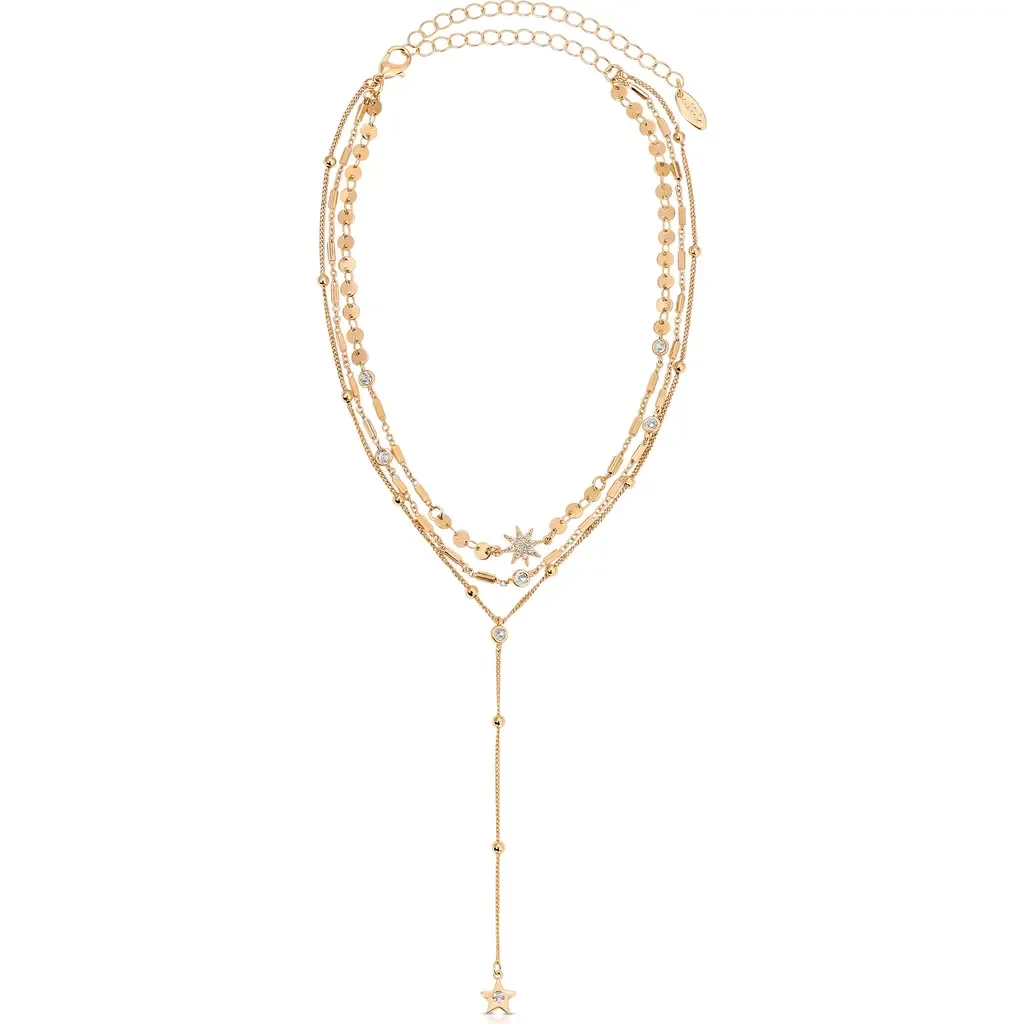 Forever Falling Multichain Necklace
