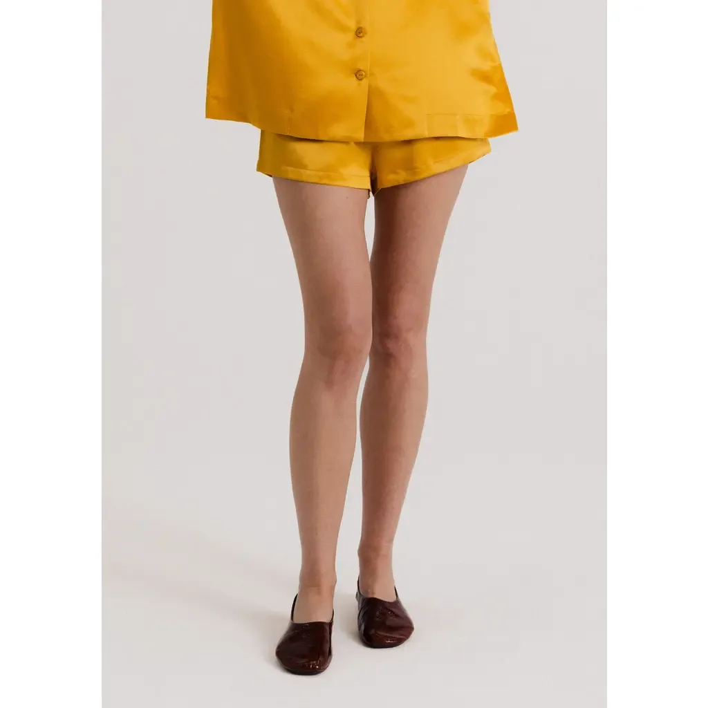 Silk Mini Shorts by Alas