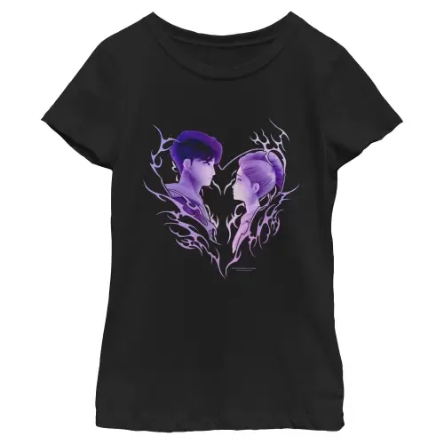 Jinu and Rumi Love Graphic Short Sleeve T-Shirt by KPop Demon Hunters