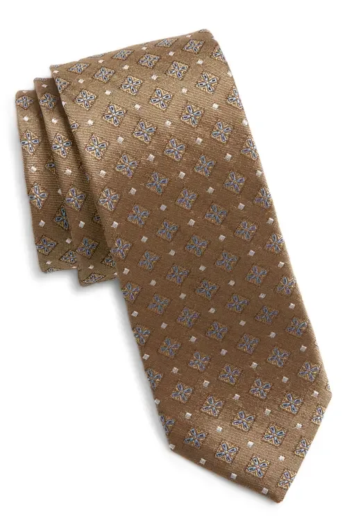 Medallion Silk Tie by BOSS