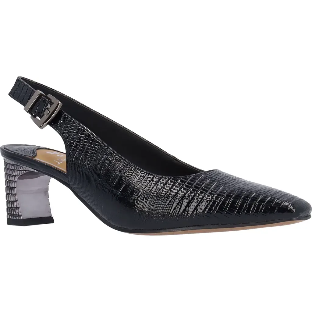 Hadyn Lizard Embossed Slingback Pump