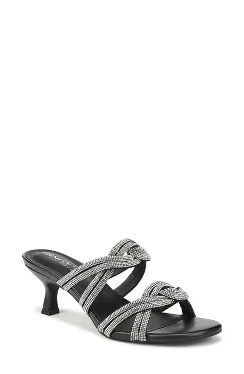 Night Out Crystal Embellished Slide Sandal