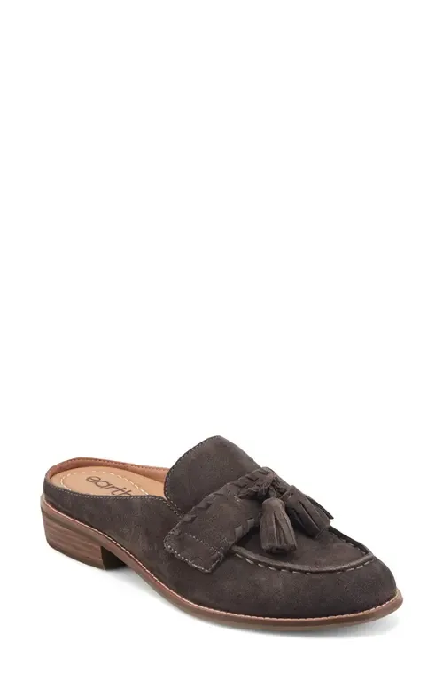 Elison Loafer Mule in Corvino Suede
