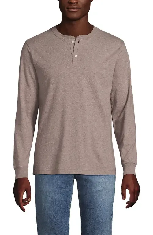 Super-T Long Sleeve Henley Shirt