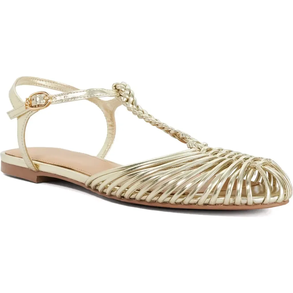 Harmoni Ankle Strap Sandal by Dune London