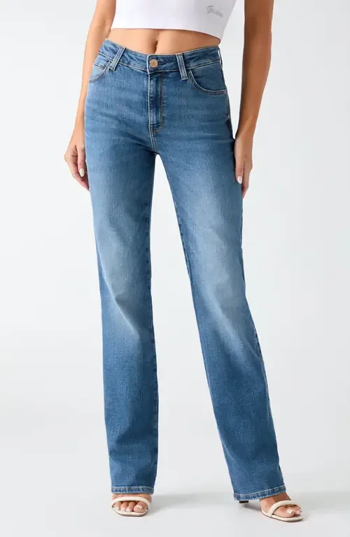 Sexy Mid Rise Straight Leg Jeans by GUESS