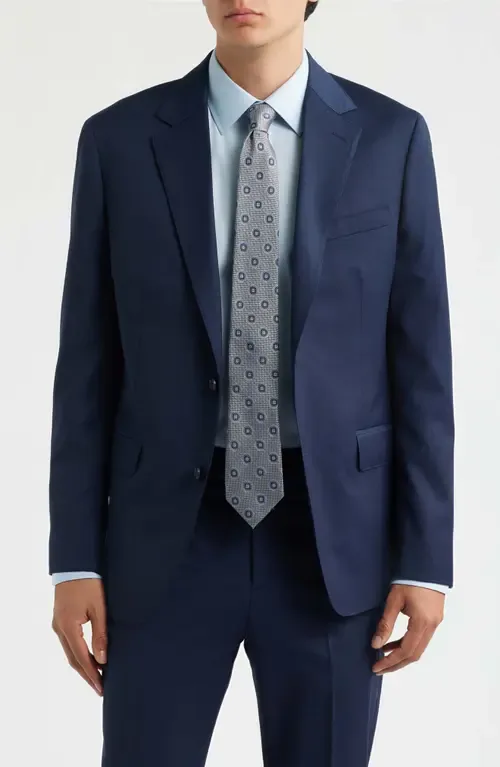 Jetsetter Standard Fit Light Navy Stretch Wool Suit Jacket by Bonobos