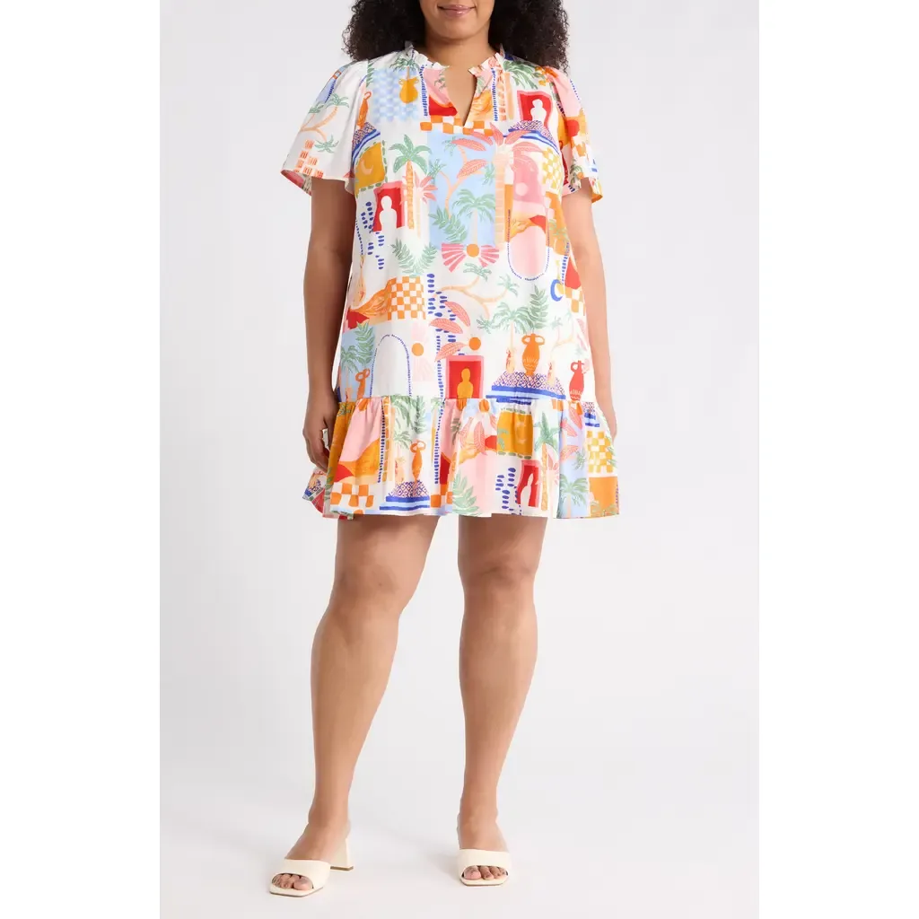 Petrolia Print Minidress by SUGARLIPS