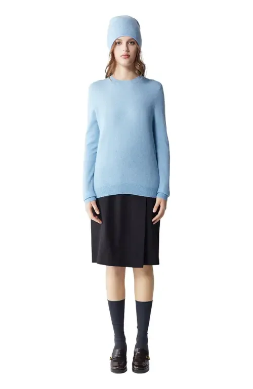 Cashmere Hat & Sweater Set by GOBI Mongolian Cashmere