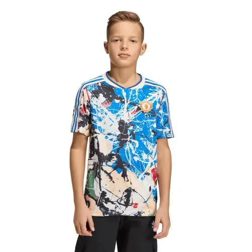 Adidas Blue Manchester United x Stone Roses Replica Jersey by adidas