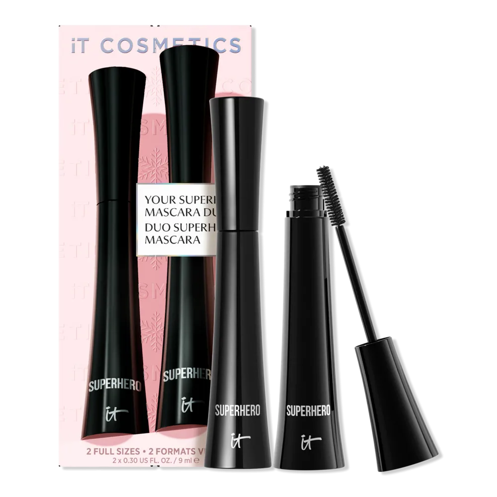 Superhero Volumizing Mascara Duo Gift Set by IT Cosmetics
