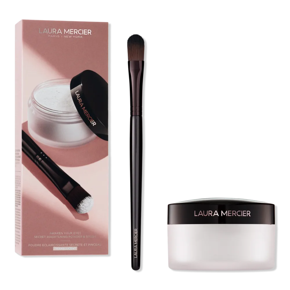 Awaken Your Eyes Secret Brightening Powder & Brush Gift Set by Laura Mercier