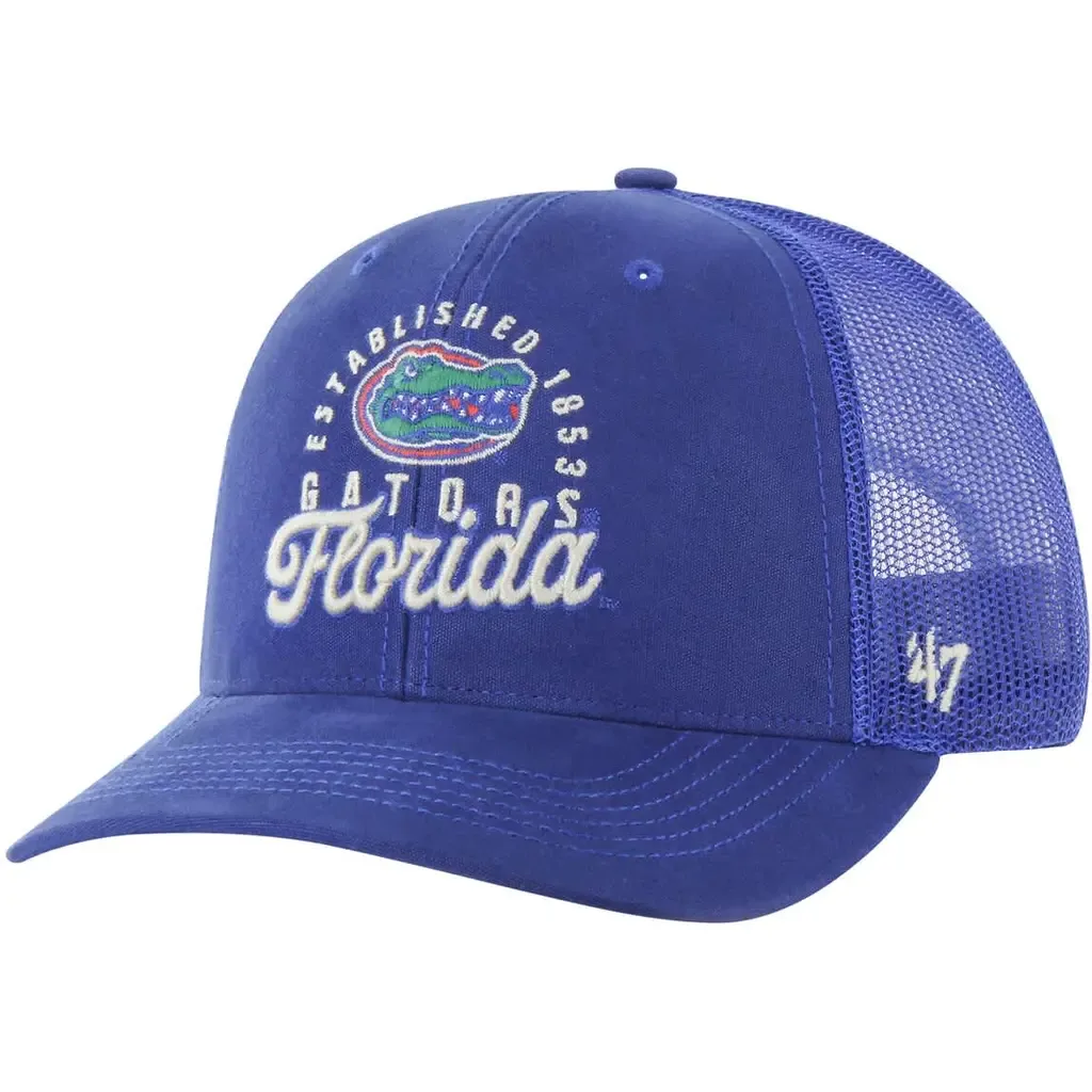 '47 Royal Florida Gators Pitstop Trucker Adjustable Hat by '47