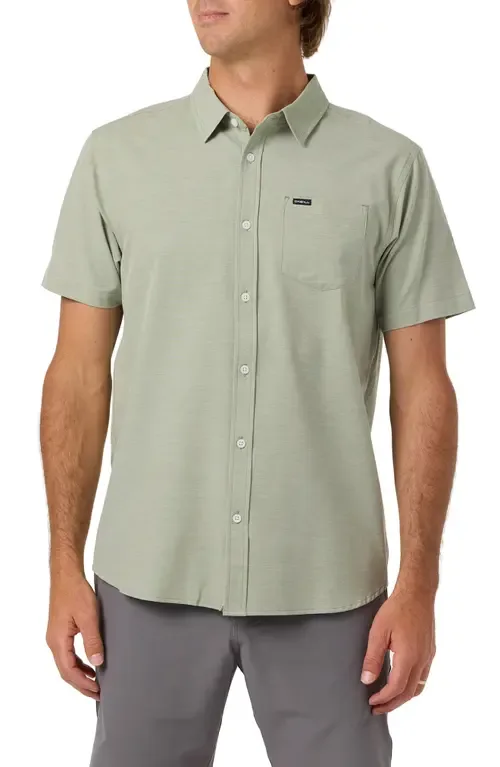 Light Check Short Sleeve Button-Up Shirt by O'Neill