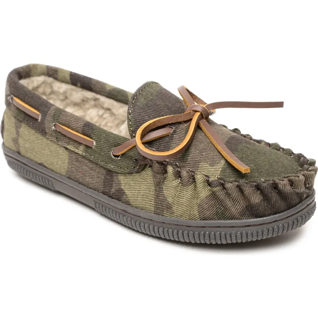 Fleece Lined Slip-On Shoe by Minnetonka