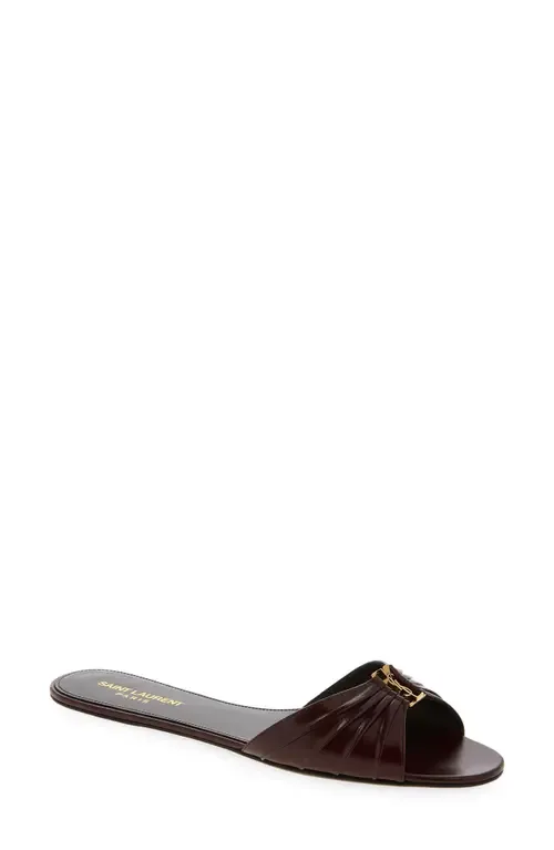 Babylone Slide Sandal by Saint Laurent