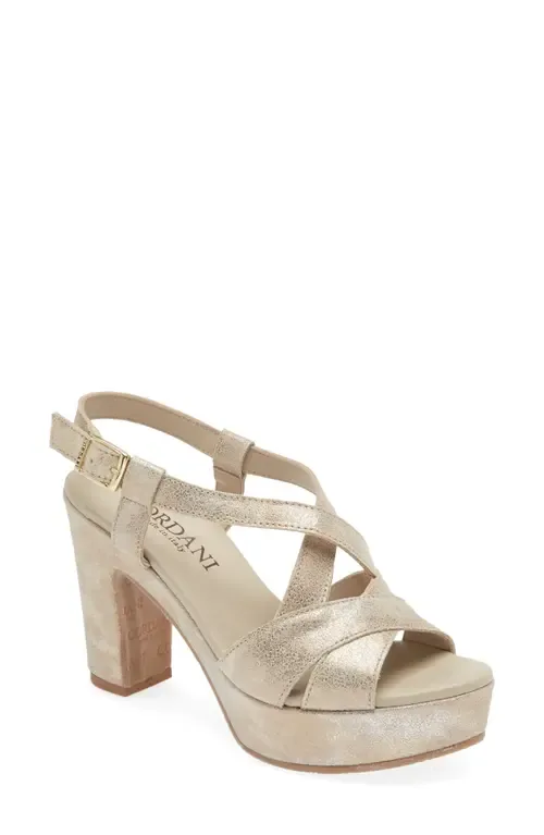 Tahlia Strappy Platform Sandal by Cordani