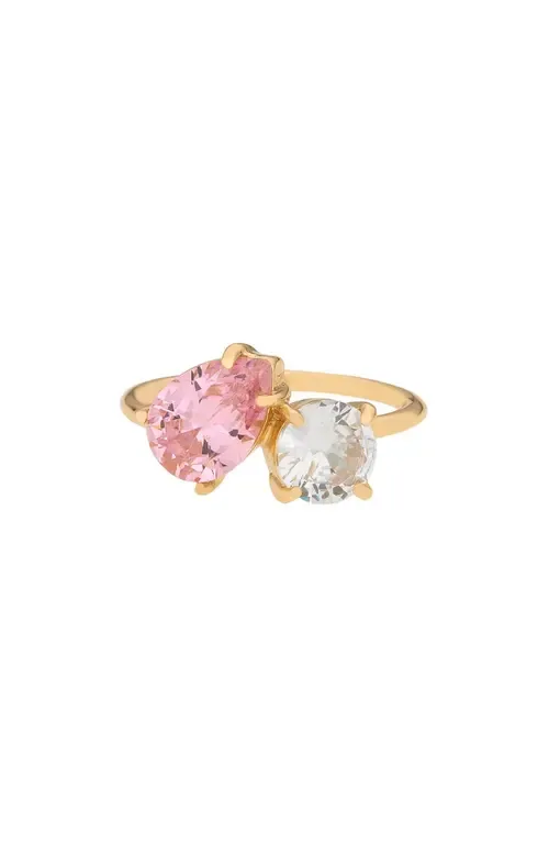 Cubic Zirconia Statement Ring by Ettika