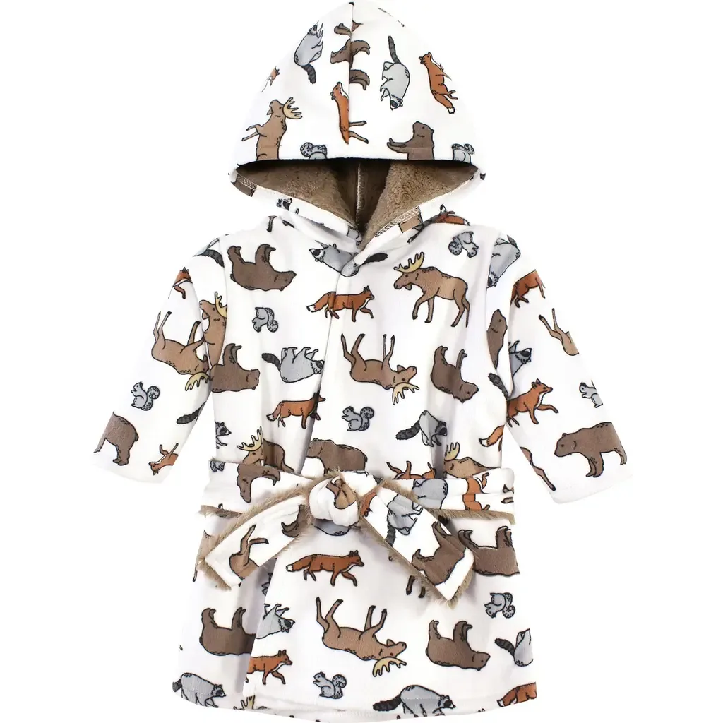 Mink with Faux Fur Lining Pool and Beach Robe Cover-Ups by Hudson Baby
