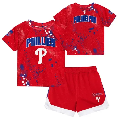 Outerstuff Philadelphia Phillies Pinch Hitter T-Shirt & Shorts Set by Outerstuff