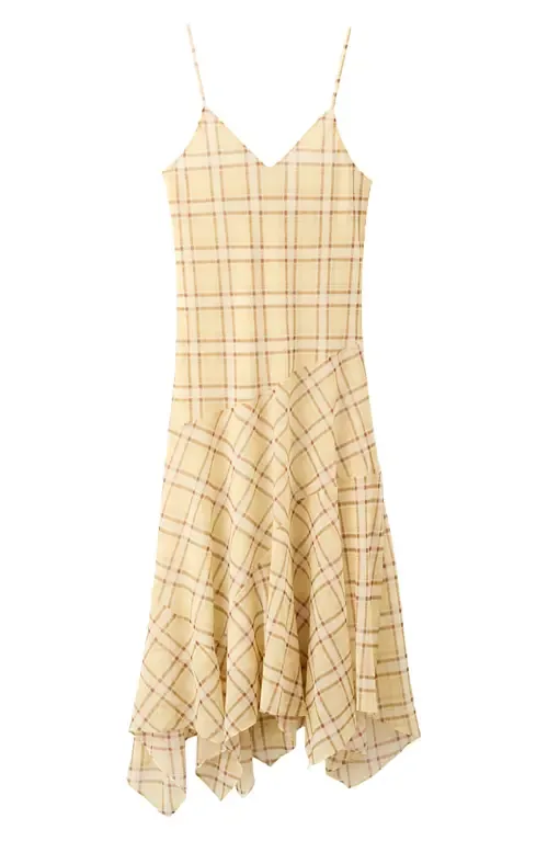 Glasgow Check Print Sundress by MANGO