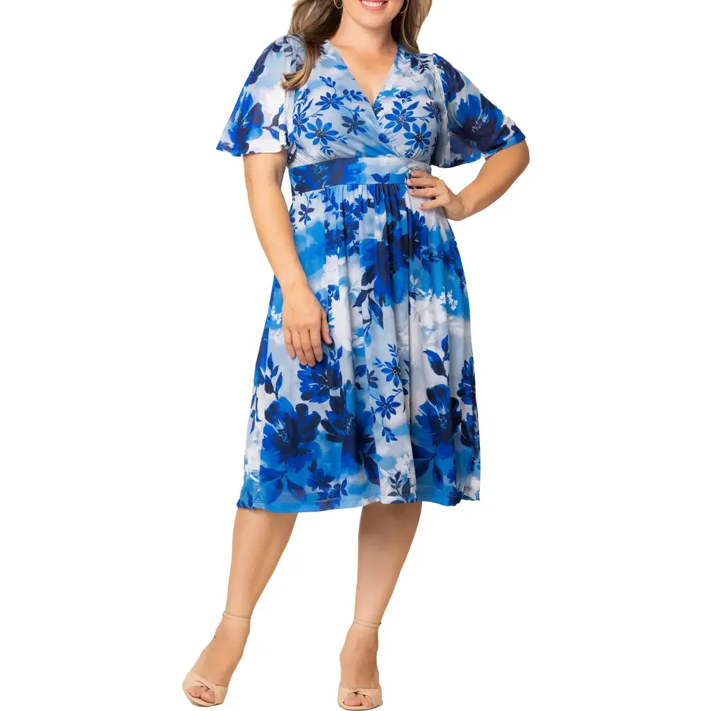 Margot Mesh Cocktail Dress by Kiyonna