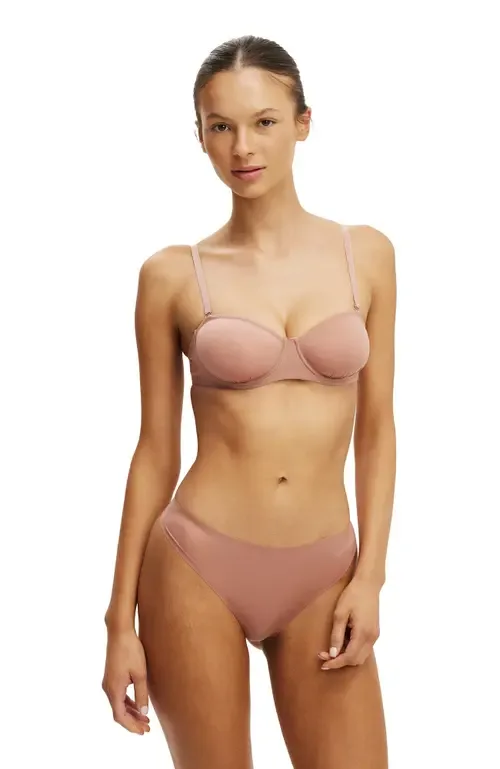 Sheer Strapless Balconette Bra by COTTON ON BODY