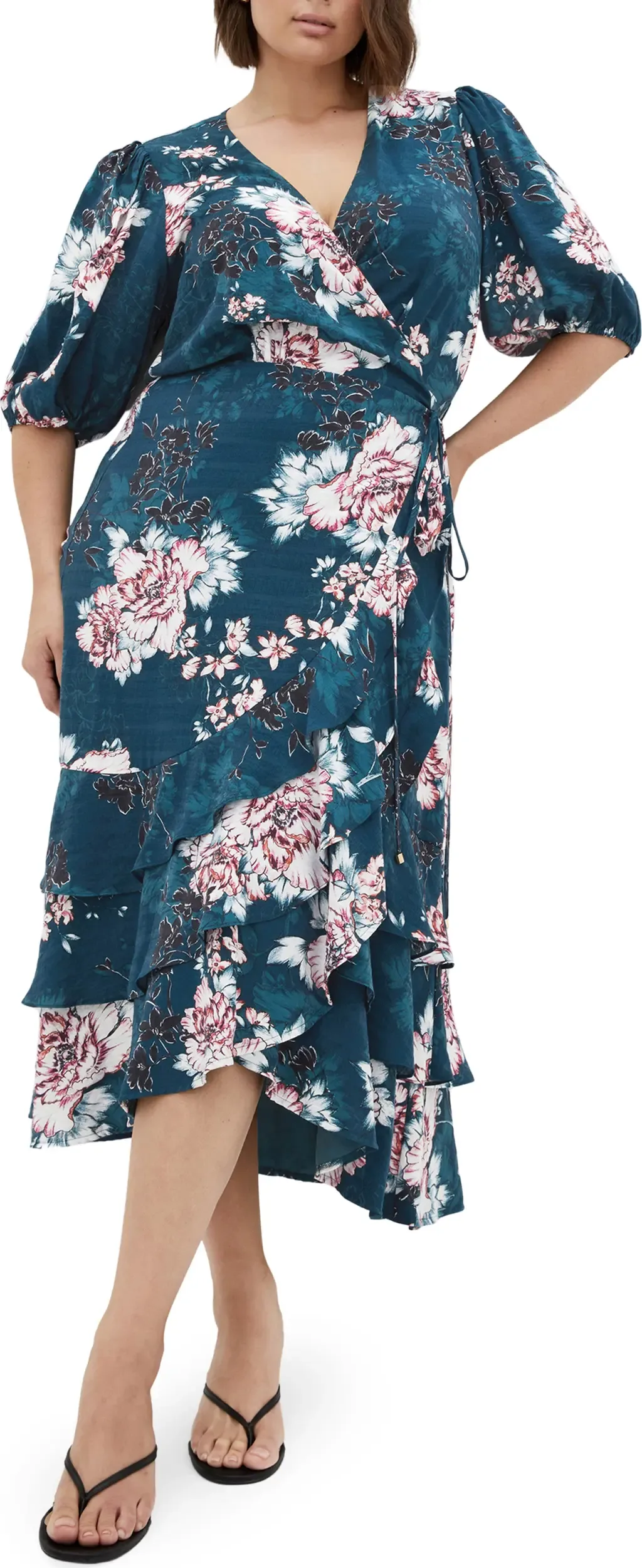 Bri Floral Midi Dress